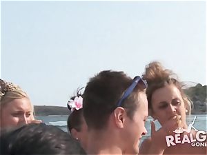 Real teens at yacht party